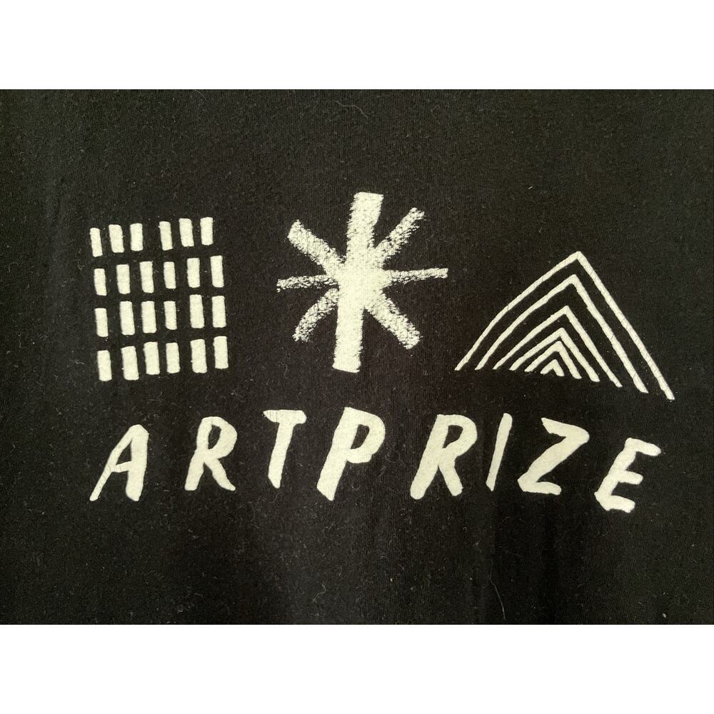 Artprize Grand Rapids Michigan Art Competition Logo T-Shirt Black Cotton L 40"